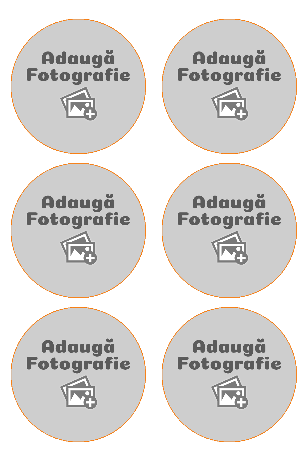 Set 6 x Globuri Personalizate 3D - Model “Inimă”, Argintiu - Vedere Background